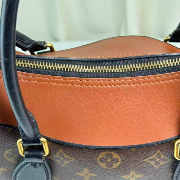 Louis Vuitton Monogram Canvas Tuileries Shoulder Bag with Red Accents - Picture 7 of 9